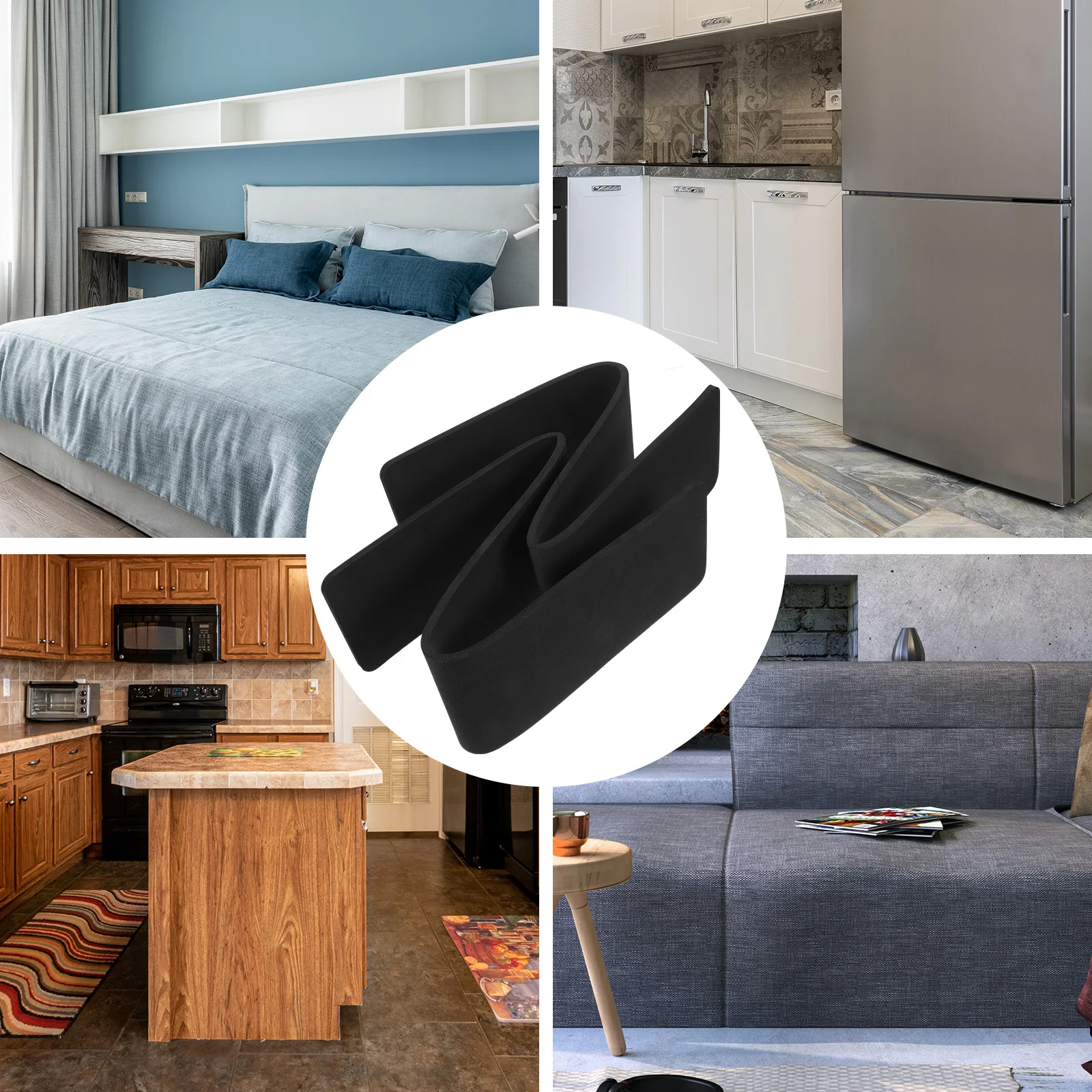 

2Pcs Non Slip Furniture Pads for Hardwood Floors Chair Stoppers to Prevent Sliding Floor Protectors for Table Desk Recliner Legs