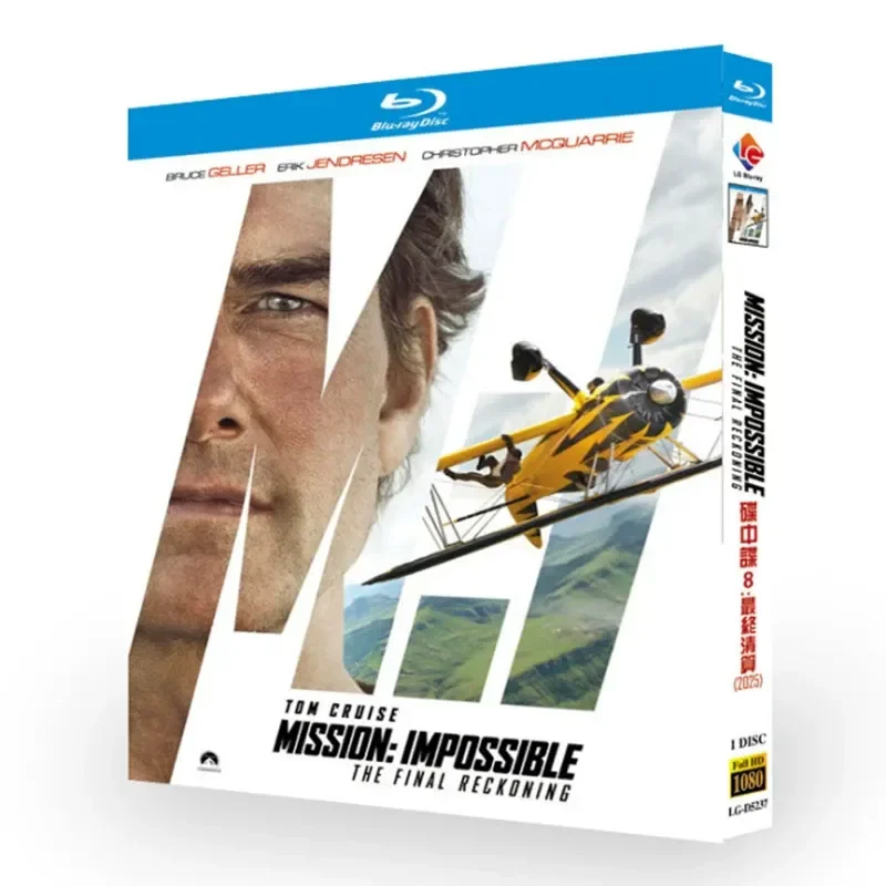 BD Blu-ray Disc, Mission Impossible 8 ***************, Official Version + beat-the-scene + Album (Movie) 1080 CD