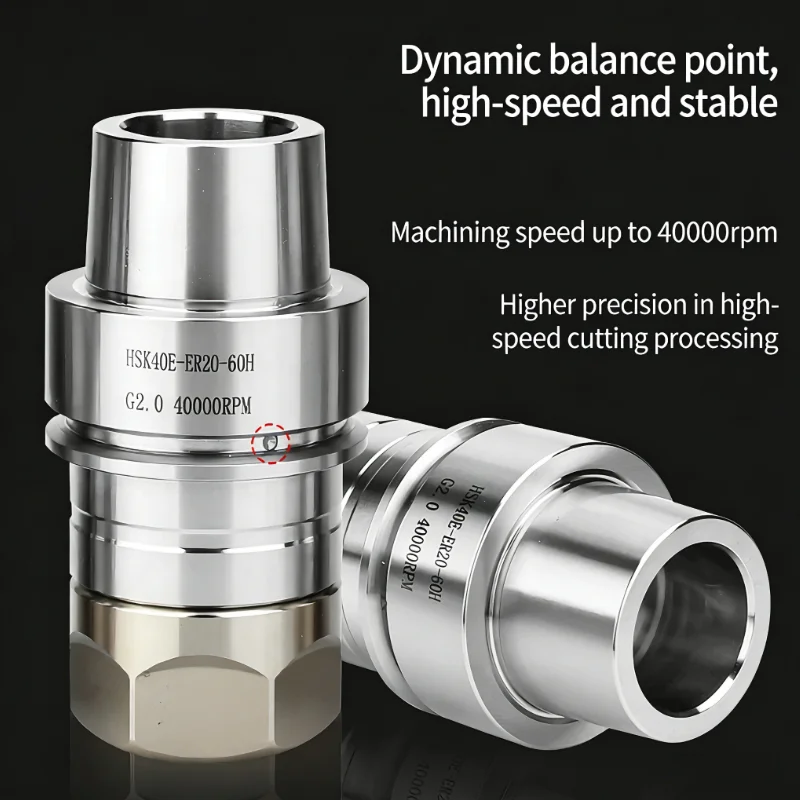 Precision HSK25E HSK32E HSK40E/50E Tool Holder ER11 ER16/20/25 SK10 SK16 Stainless Steel Anti-rust Holder HSK ER SK Tool Holder