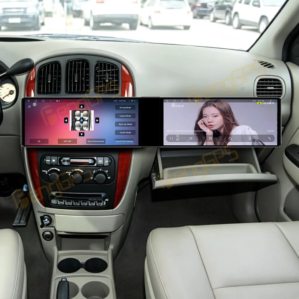 

24,6-дюймовый автомобильный радиоприемник для Chrysler Grand Voyager 2006-2012 с Android Auto, GPS-навигацией, мультимедиа и стереосистемой