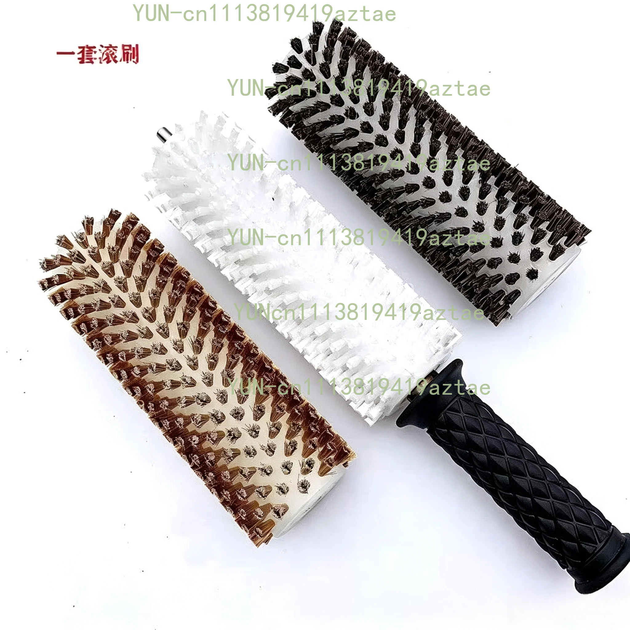 Snowboard Waxing Set, Snowboard Waxing Roller Brush, Polishing Roller Brush, Nylon Brush Horse Hair Brush, Copper Wire Brush
