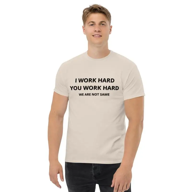 

Mens T shirt WORK HARD