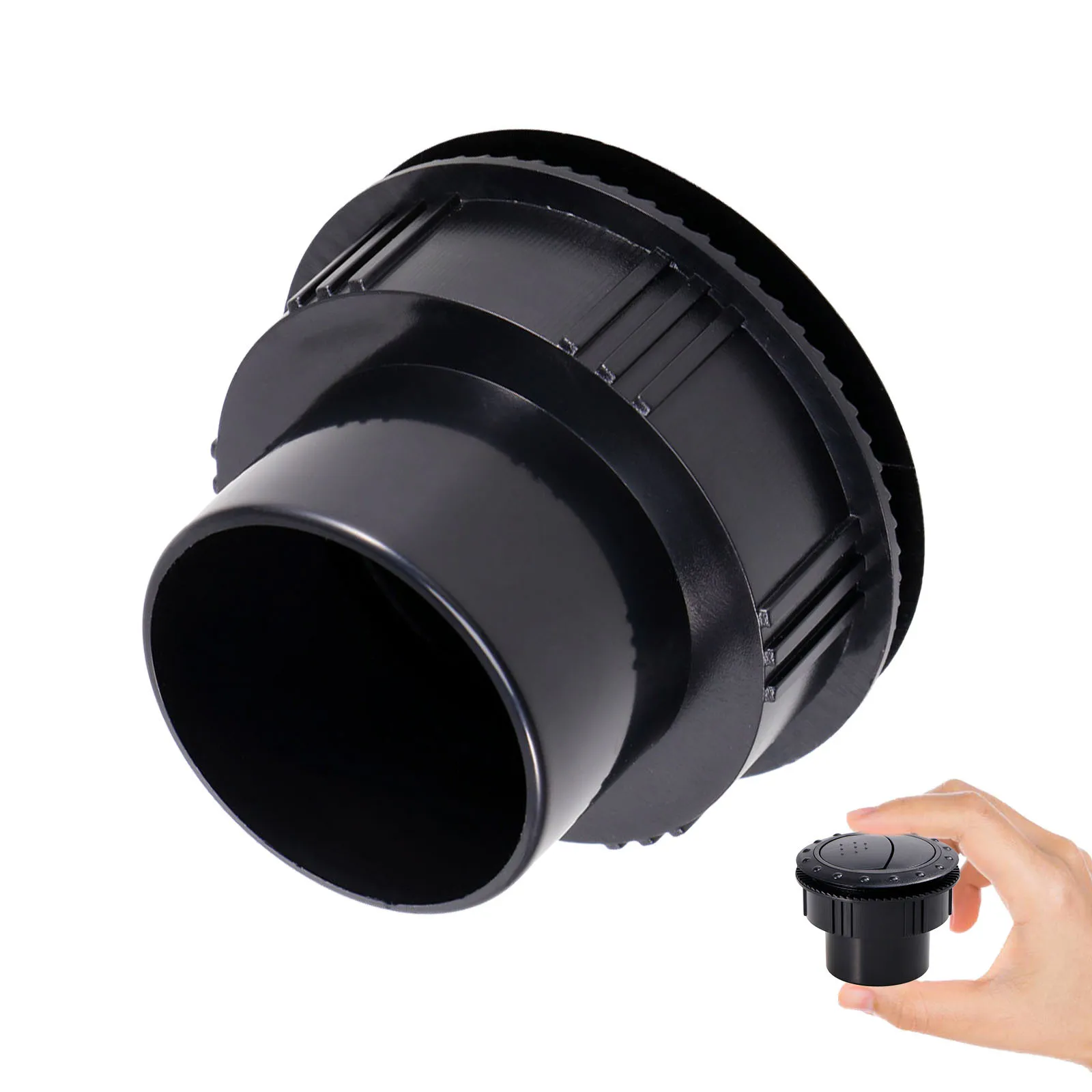 1Pcs 60mm Auto Klimaanlage Outlet ABS Universal Rotierenden Runde Vent für Rv Atv Klimaanlage Vent Dash ersatz