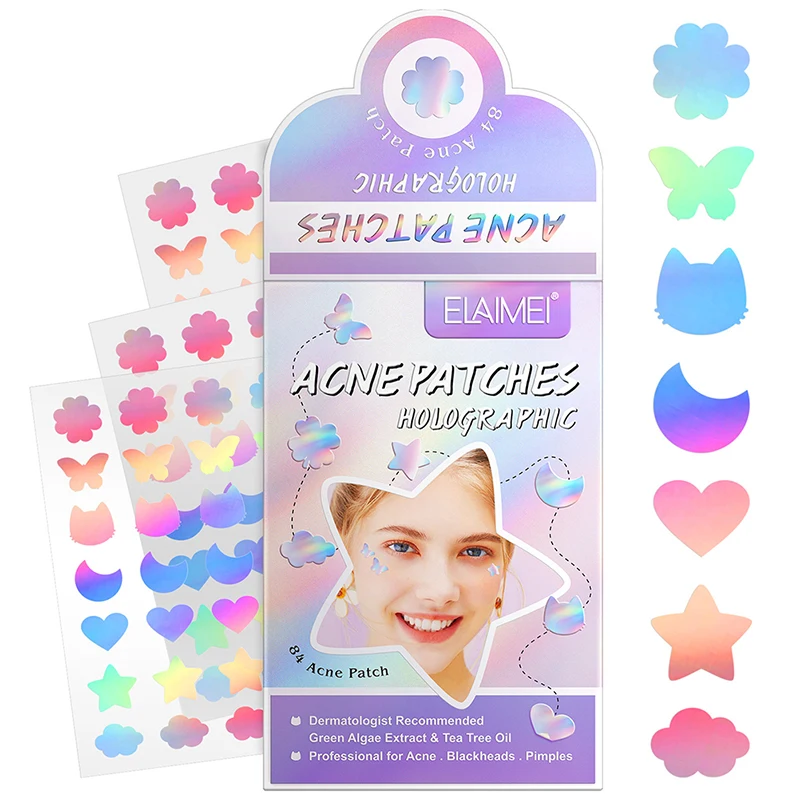 84Pcs Pimple Patches Invisible Acne Removal Pimple Patch Beauty Acne Tool Pimple Acne Concealer Face Spot Scar Care Sticker