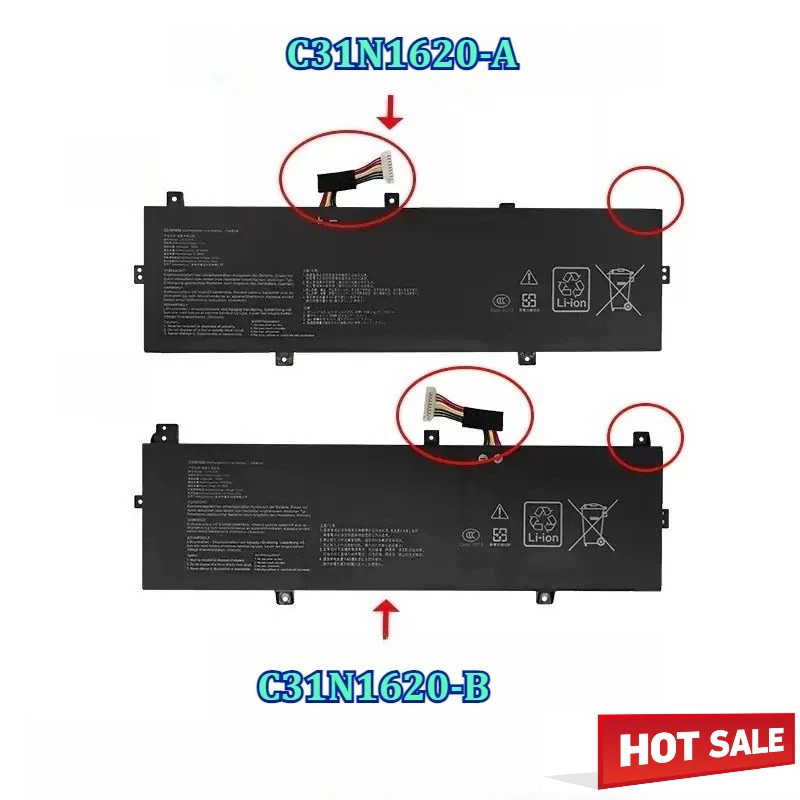 New C31N1620 Laptop Battery For Asus ZenBook UX430 UX430U UX430UA UX430UAR UX430UN UX430UNR UX430UQ U4100 11.55V 4335mAh 50Wh