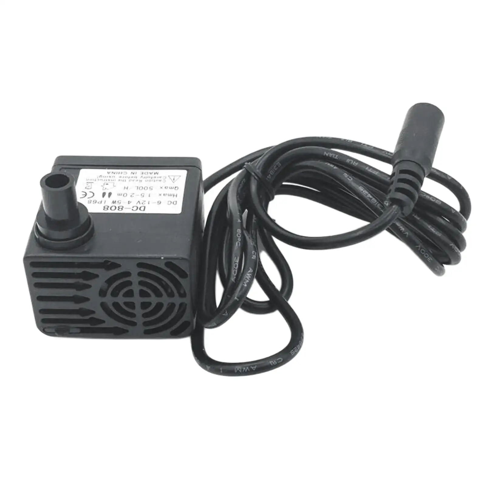 Mini Pond Submersible Pump Micro Brushless 12V 5W Quiet IP68 for Aquarium Cooling Humidifier and Garden Feature