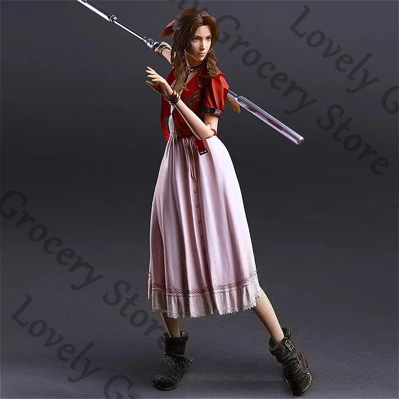 

Genuine Anime Aerith Gainsborough Cosplay Cartoon Models Kit Movability Figures Model Garage Kits Accessories Equipment Gift
