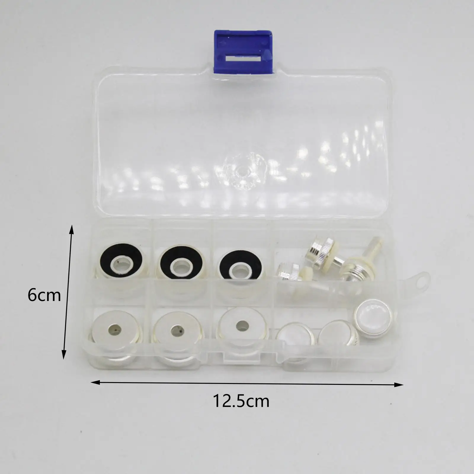 

Brass Instrument Repair Tools Trumpet Finger Button Valve Cap Set for Accurate Key Stroke Performance Maintenance