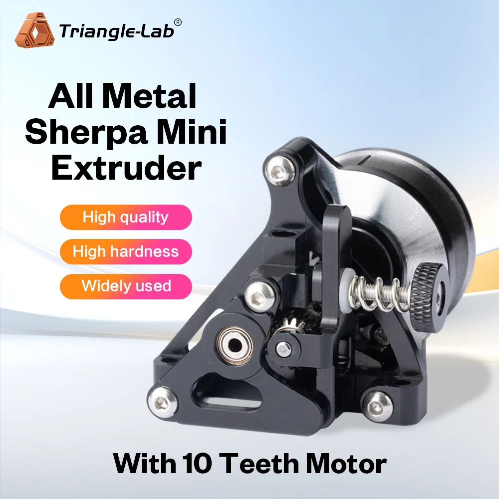 

Trianglelab All Metal Sherpa Mini Extruder pre-installed 10 teeth motor Compatible With Ender3 CR10 TEVO 3D Printer