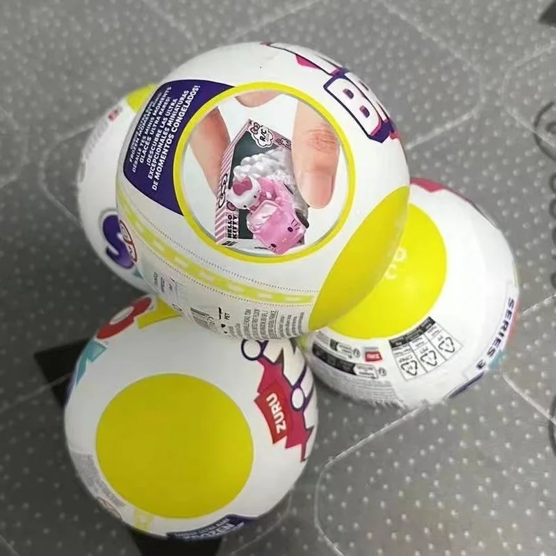 Nieuwe 5 Verrassing Mini Merken Zuru Mini Merken Speelgoed Speelgoed Miniatuur Speelgoed Mystery Blind Box Serie 3 Kittyball Origineel Miniatuur Speelgoed