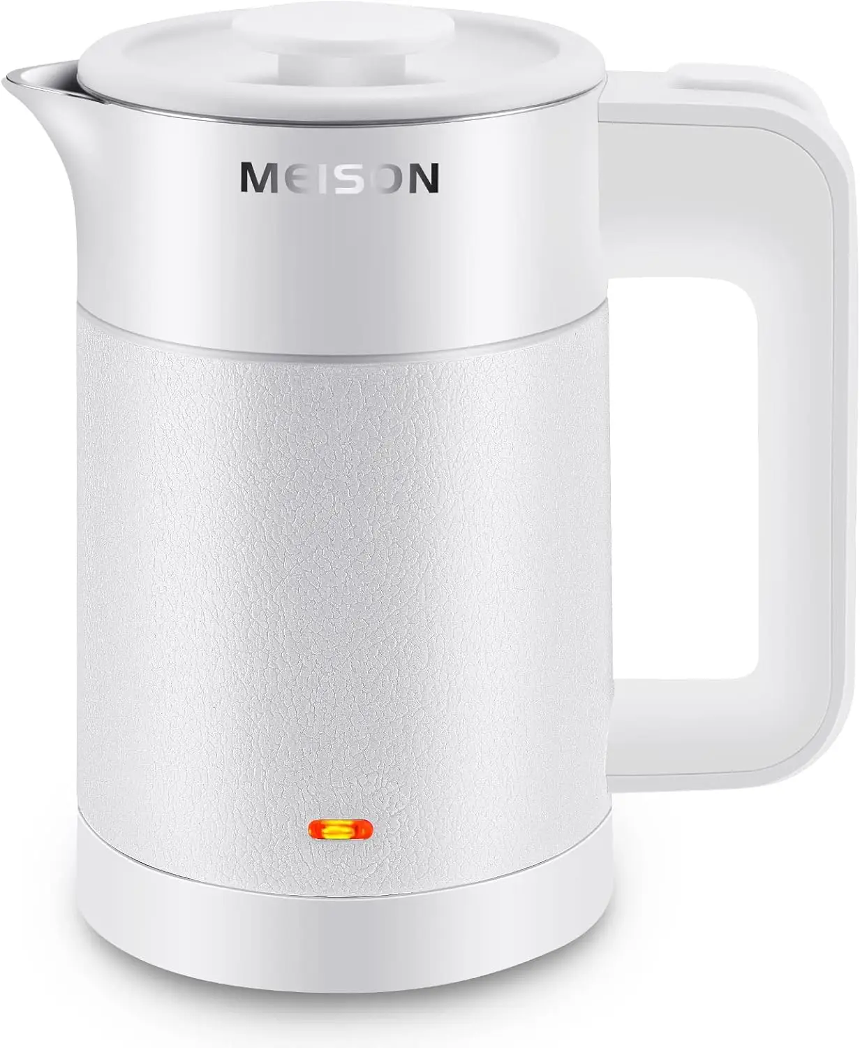 

0.6L Stainless Steel Electric Kettle, Double Wall Cool Touch, Auto Shut-Off & Boil-Dry Protection, 120V/800W