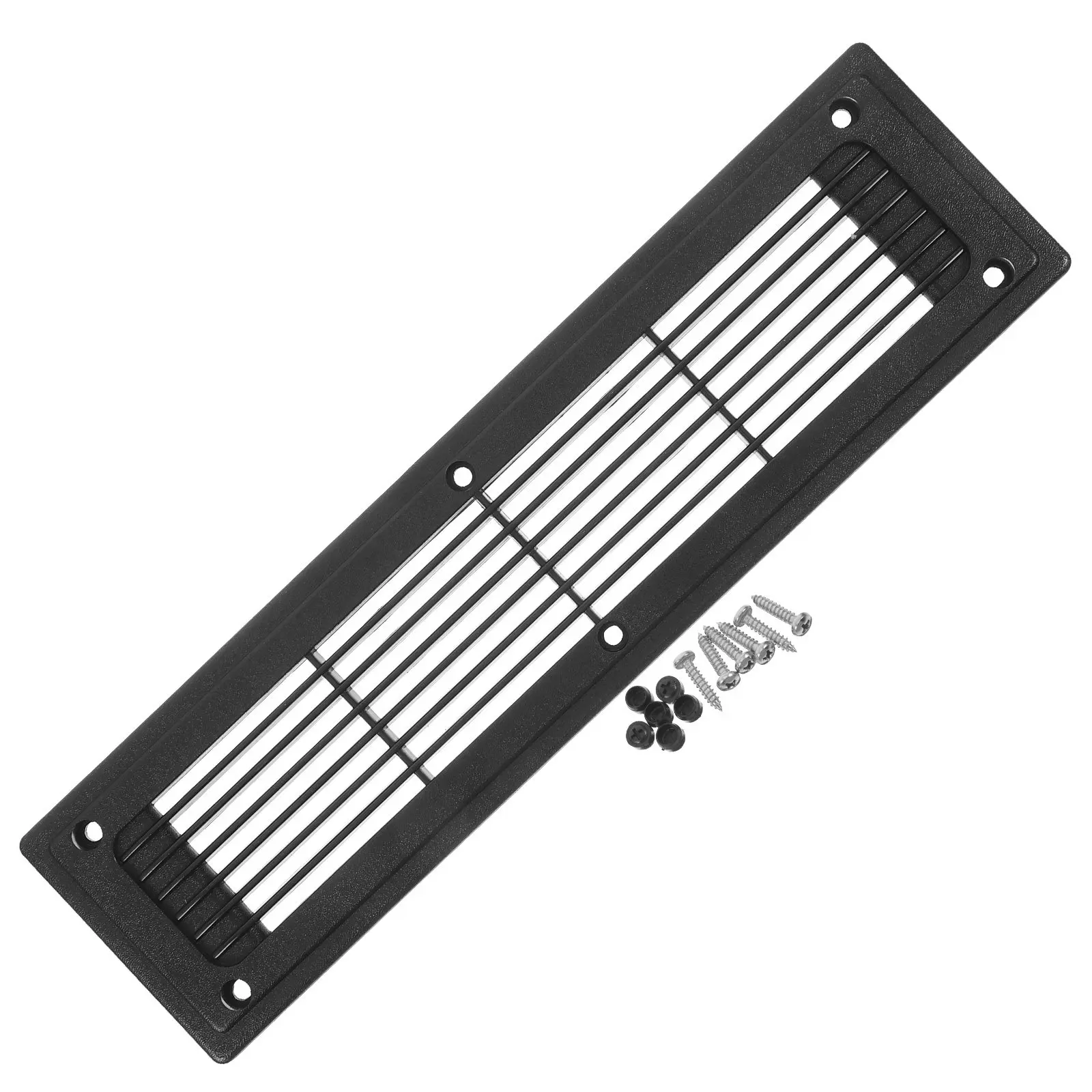 Grille de ventilation rectangulaire en plastique massif pour climatisation centrale, pour bateaux, camping-cars, yachts et applications marines, à encastrer
