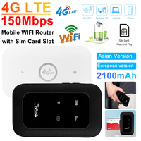 MF800 Mobile WIFI Router Portable 4G LTE WiFi Repeater High Speed Wireless Bluetooth-compatible Mini Router With SIM Card Slot