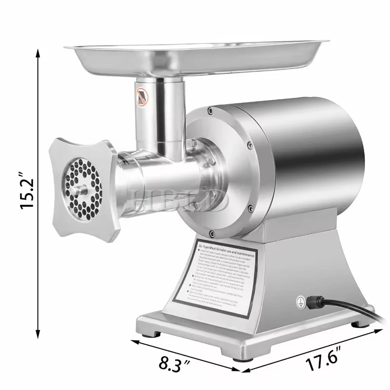 Small Electric Meat Grinder, Fully Automatic Sausage Filler, Food Processor, Household Appliances