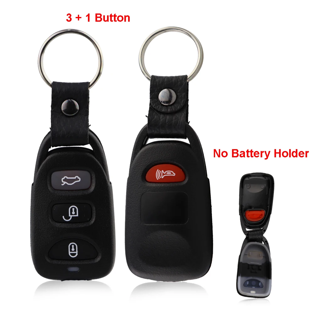 YIQIXIN Replacement Car Key Case Shell For Hyundai Kia Carens Tucson Santa Fe Auto Remote Fob Cover Keychain No Battery Holder