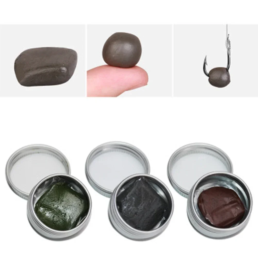 

1Pcs Tungsten Rig Putty Carp Fishing Tungsten Mud Lead Weight Terminal With Box Outdoor Pond Fishing Accessories