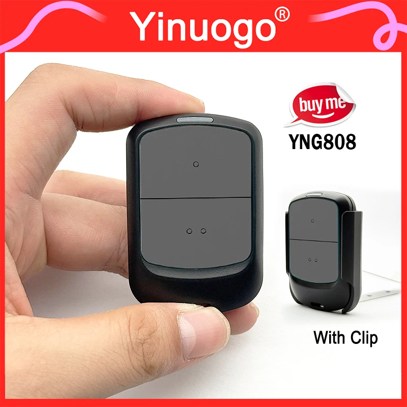 

YNG808 For NICE FLORS FLO2RS FLO4RS NICE ERA FLO2RE FLO4RE ON2E ON4E FLORE NICE INTI2 433.92MHz Rolling Code Remote Control