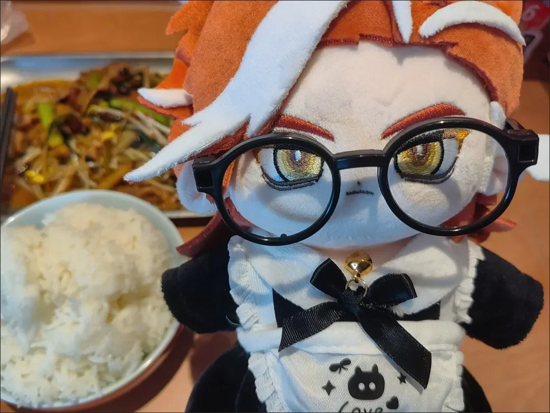 أسطورة Luoxiaohei 20 سنتيمتر أواخر العام محشوة أفخم فستان القطن دمية الفيلم المحيطة مع الفتيات إرسال الأصدقاء هدية عيد الميلاد