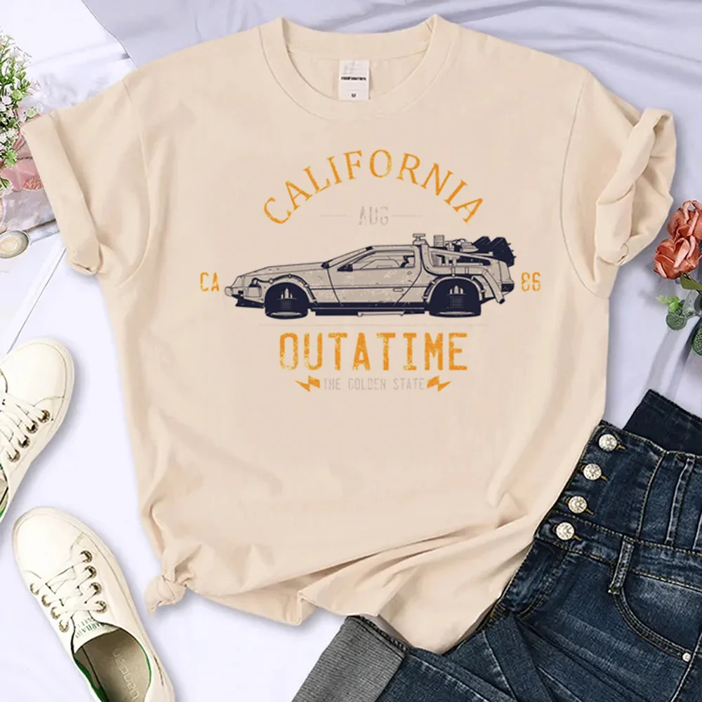 Back to the Future t shirt women manga t-shirts female graphic clothing