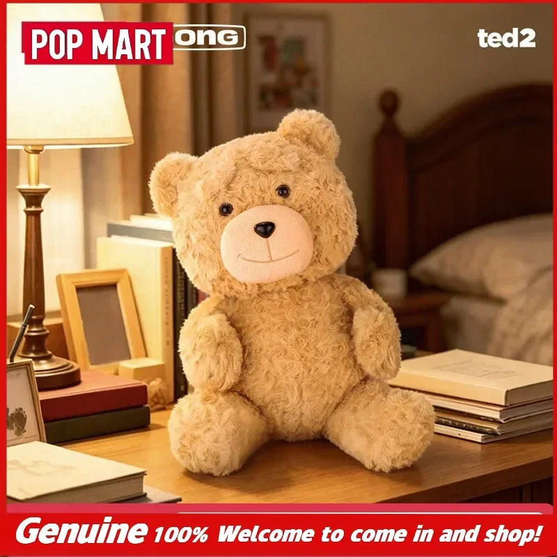 

Genuine POPMART Ted 2 Co-Articulated Teddy Bear Plush Doll Hot Nerd Ted Festival Gifts Plush Toys Birthday Gift Hippers Gift