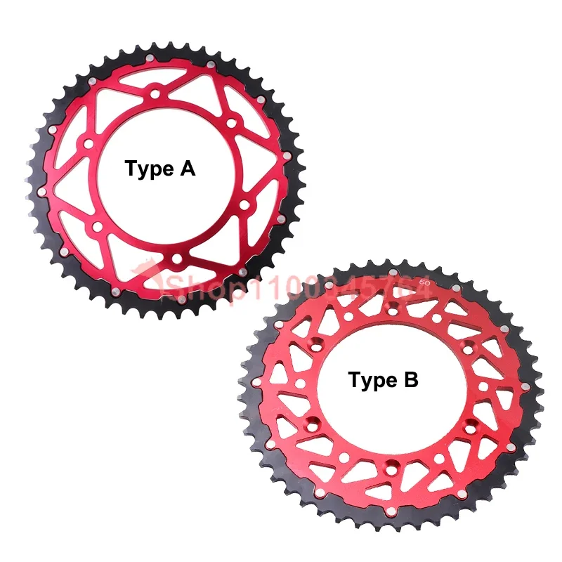 Motorcycle 50 tooth rear sprocket for Honda CR125R CR250R CR500R CRF XR 125 230 250 450 400 600 650 R X L