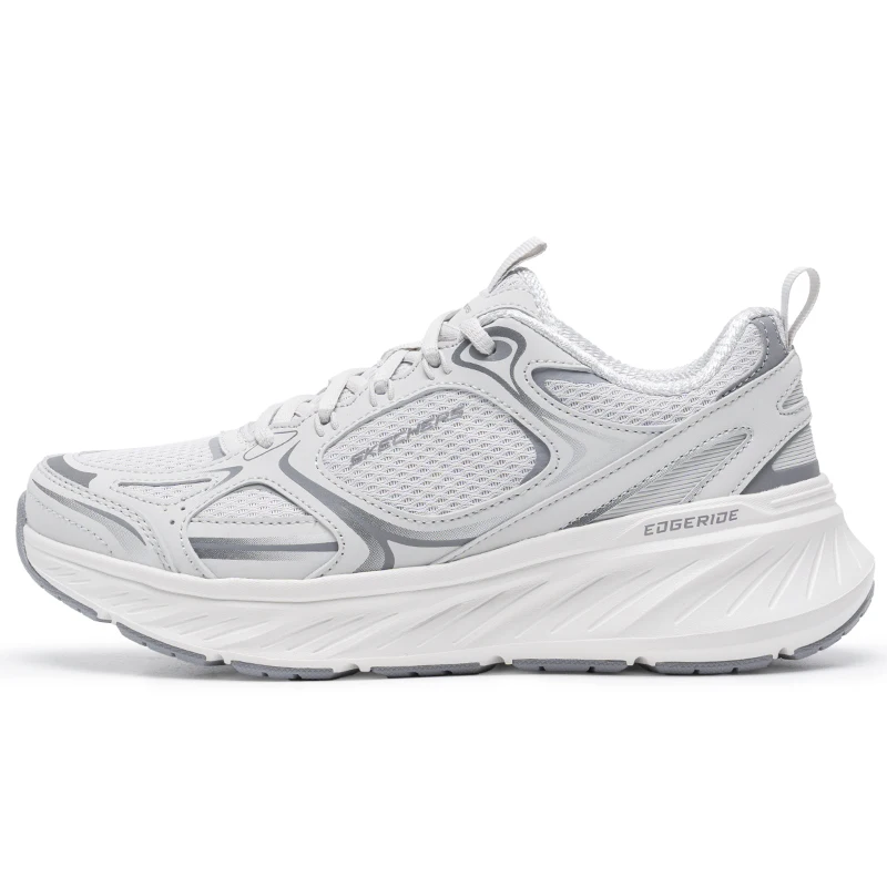 

Skechers Women's Shoes Running Shoes Gray Casual Sports Shoes Women's Plaid Cushioning Running Shoes 150475-Gry
