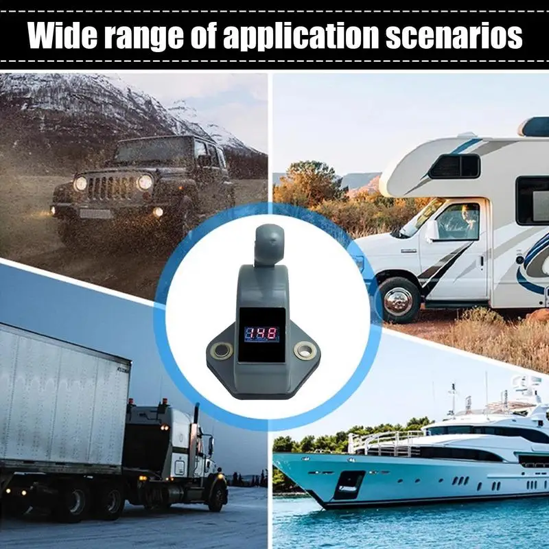 Battery Cut Off 12V/24V Compatible Digital Display Car Shut Off Button Battery Terminal Disconnect Voltage Sensing Relay For