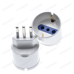 European Euro Eu Plug To Italy Standard Power Plug Adapter Socket 10A/16A Travel Converter AC 110~250V