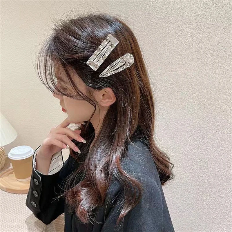 Mode Metalen Geometrische Haarclip Vrouwen Haarspelden Hoofddeksels Chique Barrette Meisjes Haaraccessoires Geschenken