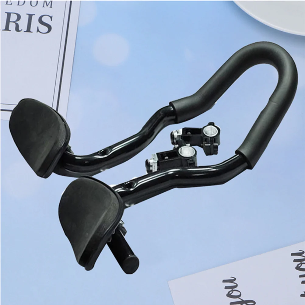 

Aluminum Alloy Rest Handlebars Aero Road Bike Comfortable Pads Integrated Metal Handlebar For Folding Bikes
