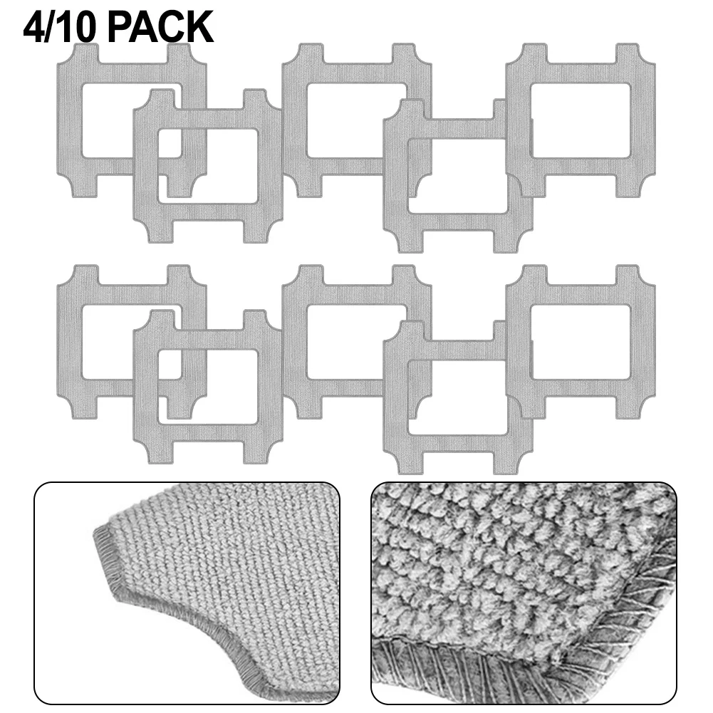 4/10 Pcs Reusable Microfiber Cleaning Pads For Lubluelu CH00 CH01 CHYW201 CHYW200 Window Cleaning Robot Mop Cloths
