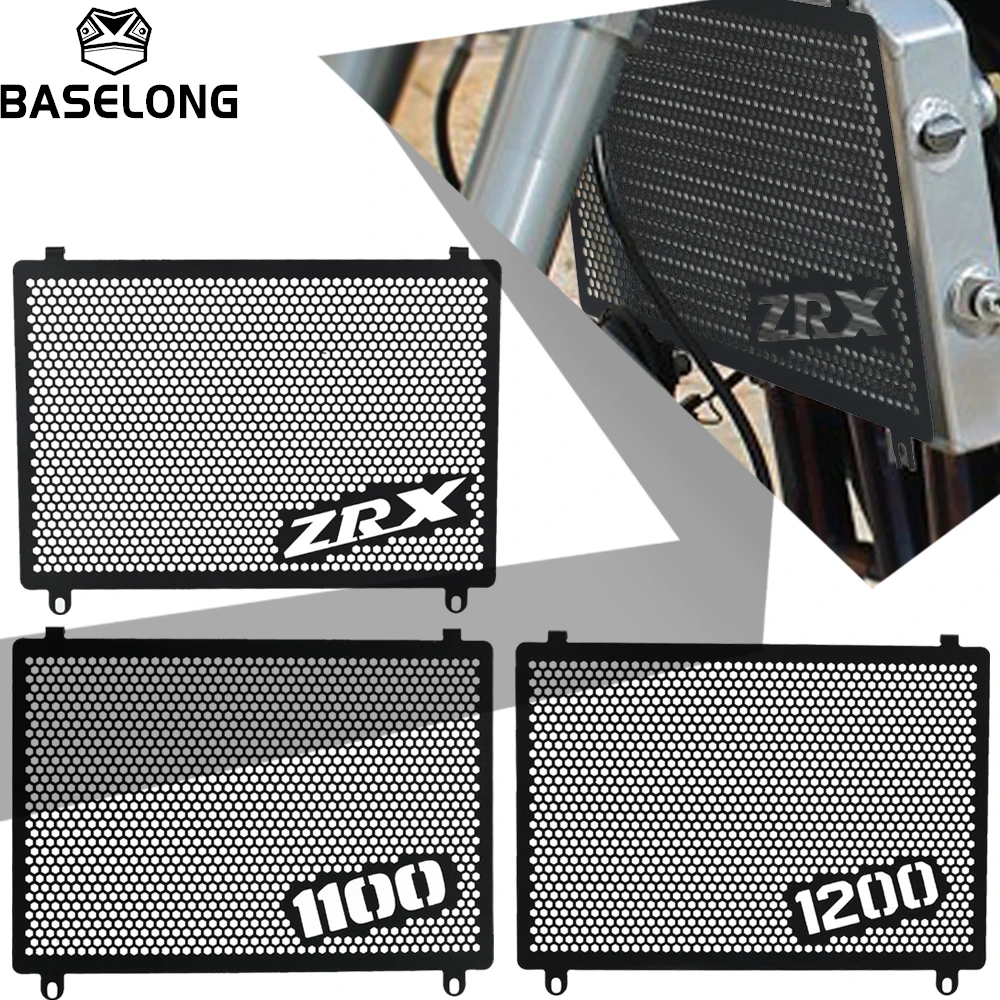 

For Kawasaki ZRX1100 ZRX1200R ZRX1200S ZRX 1100 1200R 1200S 1997-2008 Motorcycle Parts Radiator Grille Guard Protector Covers
