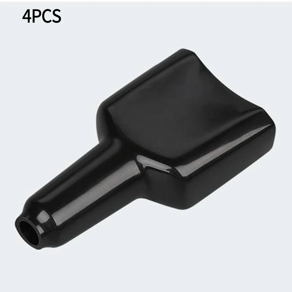 4PCS Plug Cover Waterproof 50A For Anderson Plug Connector Dustproof Cable Jacket Black Cable Connectors