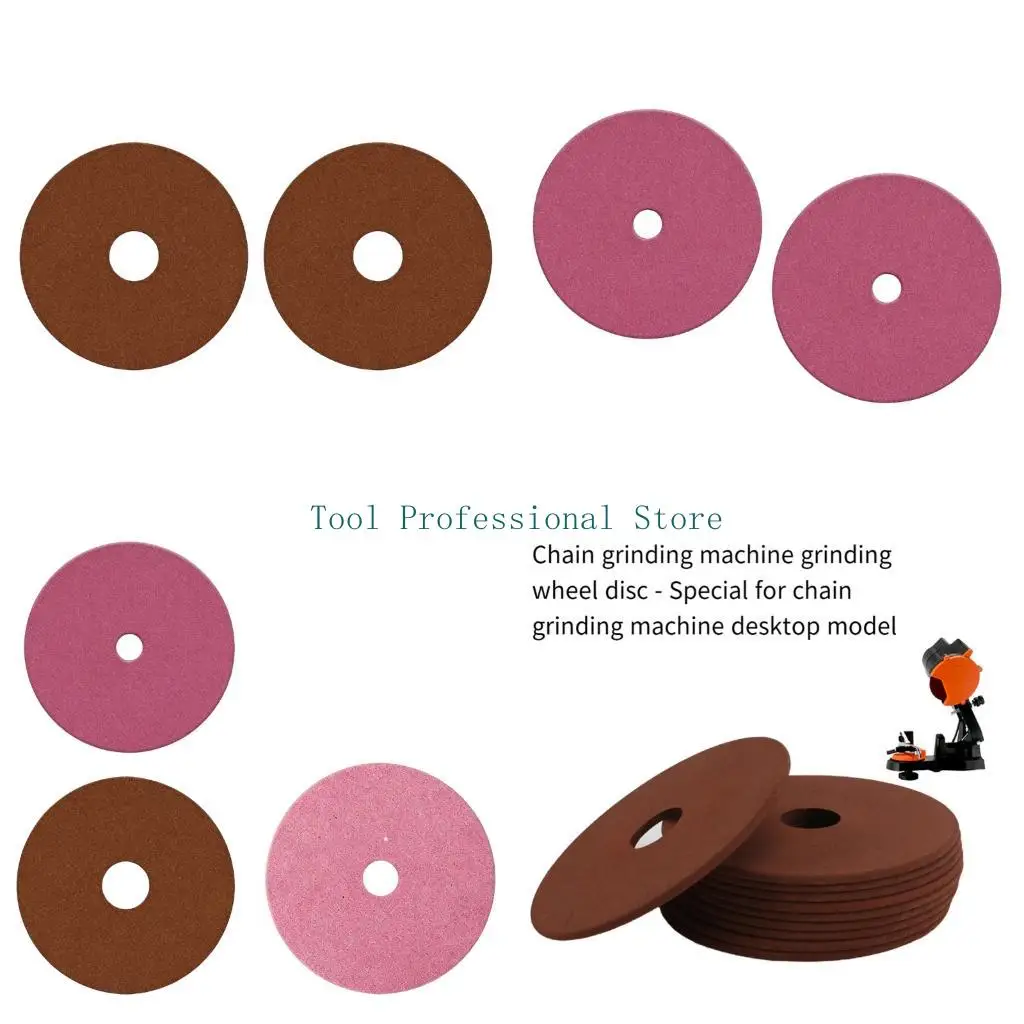 

57QF Ceramic Grinding Wheel For Chainsaw Sharpening 100mm Diameter 10mm Hole Size