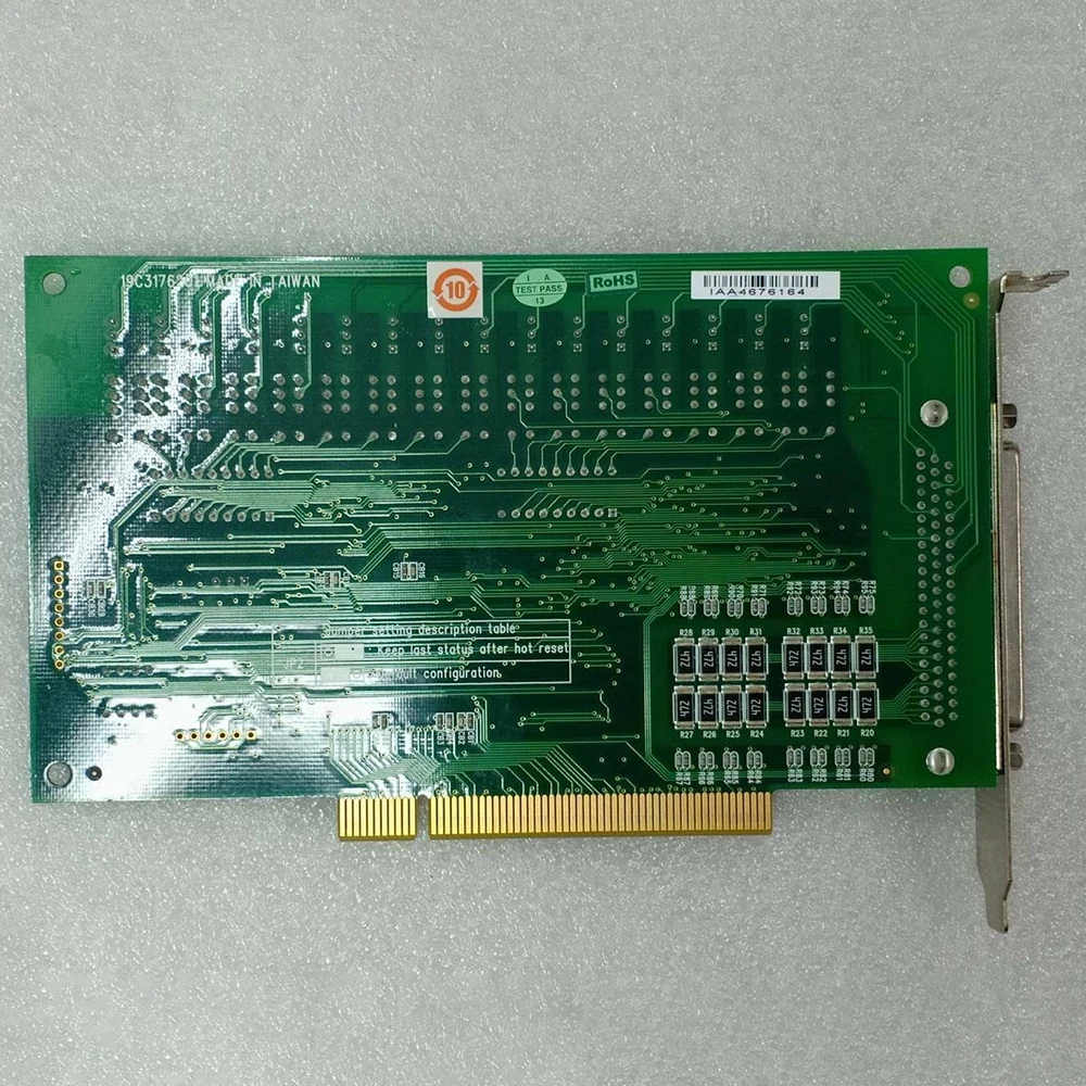 16 Channel Isolated Digital Input 16-Channel Relay Output Card Works Perfectly PCI-1762 REV.A1 Data Capture Card