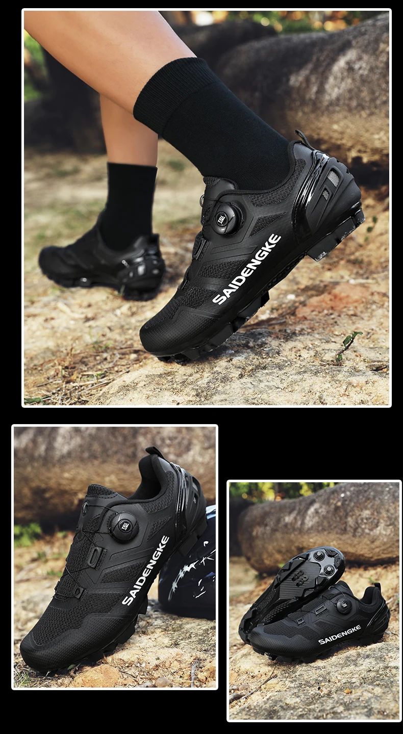 2026 Neue Professionelle Radsportschuhe für Herren und Damen, Mountainbike-Schuhe mit SPD-Klammern, MTB-Fahrradschuhe, Speed-Sneaker für Geländefahrten – Detail 30