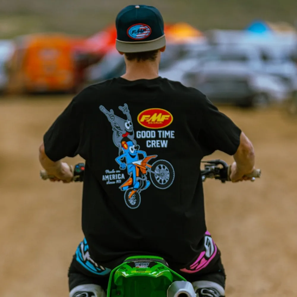 

Hot Selling Men Racing Exhaust Ama Motocross T-shirt Round Neck Fashion Clothing Motorcycle Sweat Absorptive Breathable T-shirt