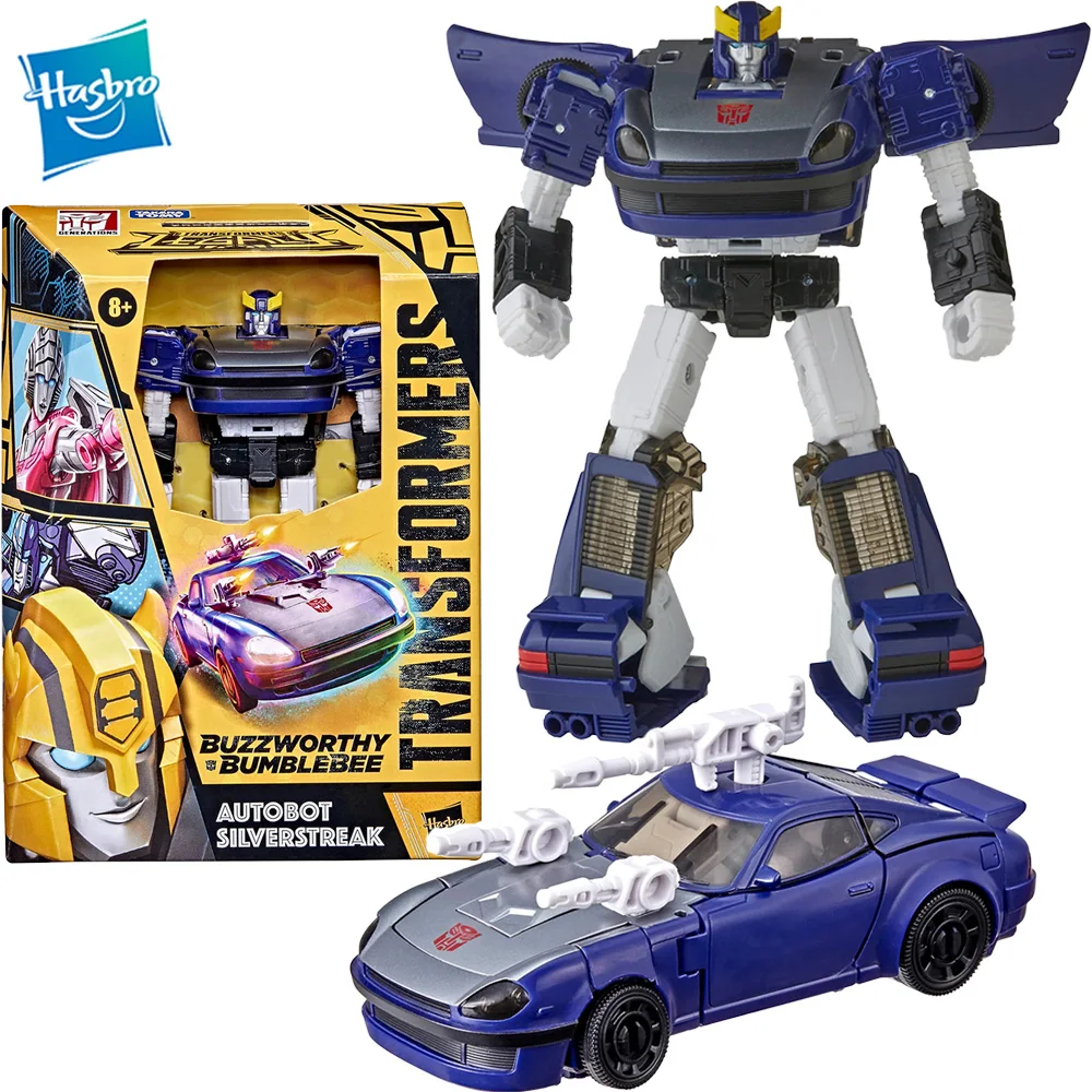 

Оригинальная экшн-фигурка Hasbro Трансформеры Silverstreak Buzzworthy Bumblebee Legacy Deluxe Autobot 5,5 дюйма F4051