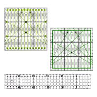 DIY Sewing Patchwork Tool Square Patchwork Ruler Sewing Ruler Clothing Cutting Anti-Skid Function Ruler Sewing Tool