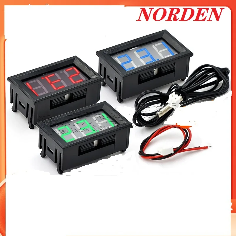 DC4~15V Mini LED Digital Thermometer Car Incubator Aquarium Temperature Probe Sensor Meter Detector Weather Station Monitor
