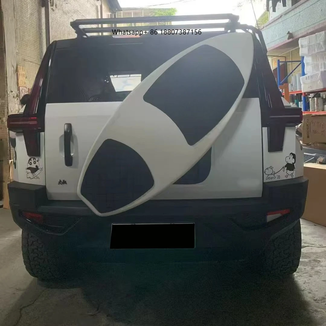 

Aftermarket Carbon Fiber Rear Tire Cover Easy Installation Surfboard Mount for MercedesBenz G-Class G500 W464 G55 G63 G550