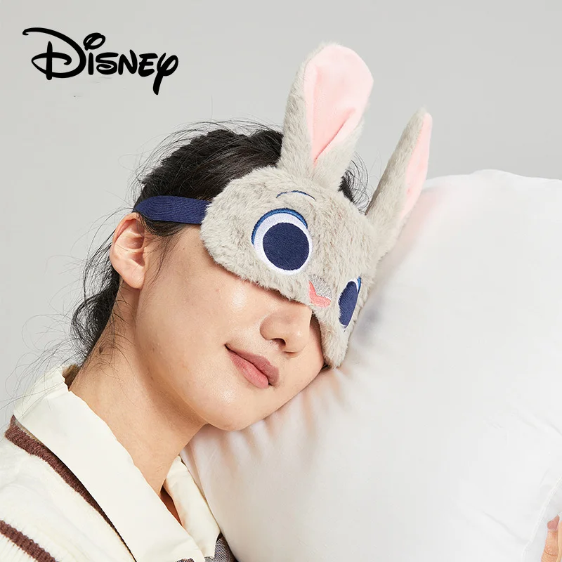 Nieuwe Disney Jodie Fox Mickey Minnie Oogmasker Siesta Slaap Blackout Cartoon Schattig Meisje Pluche Oogmasker Kerst Verjaardagscadeau