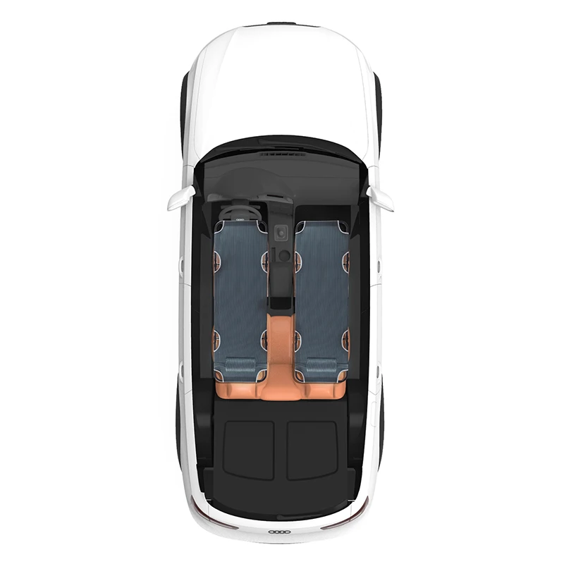 Car Folding Bed Multi-Function Car Rear Seat Single Folding Travel Bed Portable Camping Bed Pad Automotive Interior Accessories - Image 5