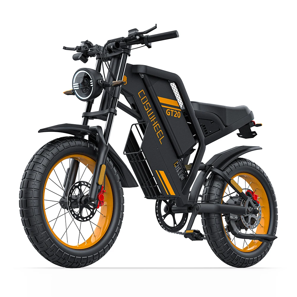 Coswheel GT20 Electric Bike 48V 25AH 1500W 55Km/h Motorcyle E-bike Fat Tire Bicycle  Adult Electric Bike City Commuting Cycling