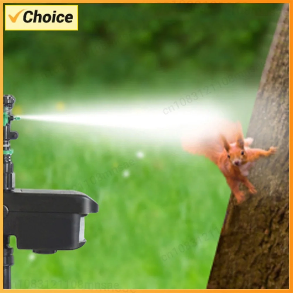 Motion Activated Sprinkler Scaring Away Wild Animals Animal Repeller Sprinkler Sprinkle Irrigation System for Gardens Courtyard