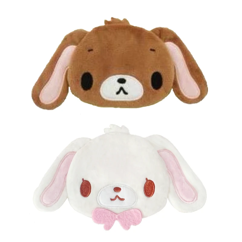 Sugarbunnies أفخم محفظة نسائية للعملات المعدنية محفظة Shirousa Kurousa الأرنب رئيس لطيف حقيبة أموال صغيرة قبلة قفل عملة حالة Kawaii حقيبة المال