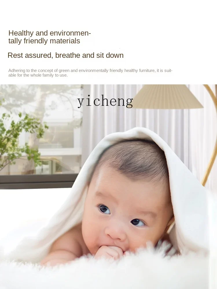 Tqh Sofa Bed Multi-Functional Retractable Foldable Dual-Purpose Elephant Small Apartment Double Cream Style Sofa