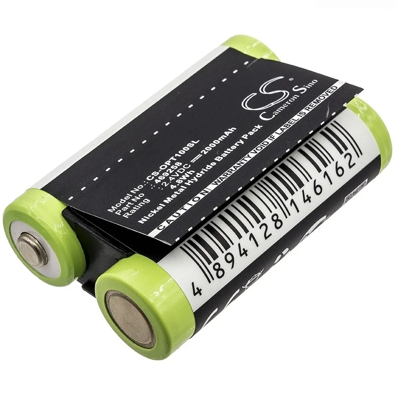 2.4V 2000mAh Electronic Magnifier Battery EP-1 LBL-00911A RFD-01237 469258 for Optelec Compact +, Compact Plus