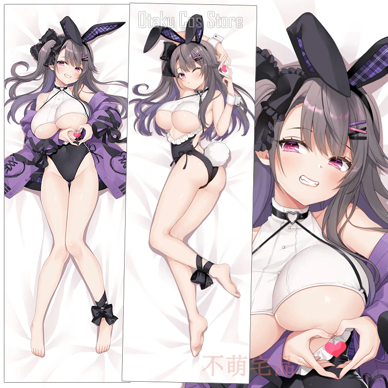 Anime Azur Lane SN Pamiat'Merkuria Bunny Girl Cosplay Dakimakura Hing Body Pillow Case Japanese Cushion Cover BMZP