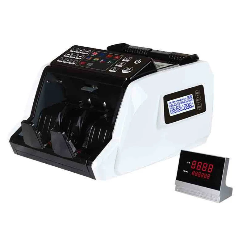 Upgrade Currency Counting Machine Mixed Point Total Counting Machine USD EUR JPY GBP Myanmar AUD CAD HKD Money Bill Counter